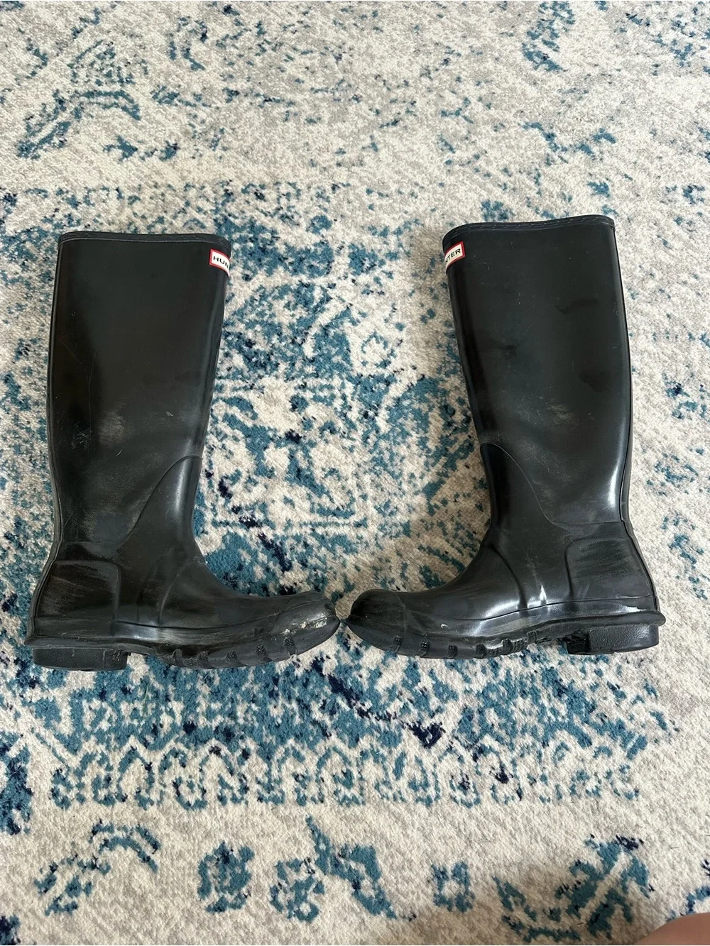 Hunter Tall Rain Boots in black - Picture 6 of 9